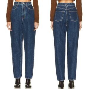 SLVRLAKE Jessy Jean blue in forbidden love high rise straight size 25